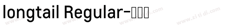 longtail Regular字体转换